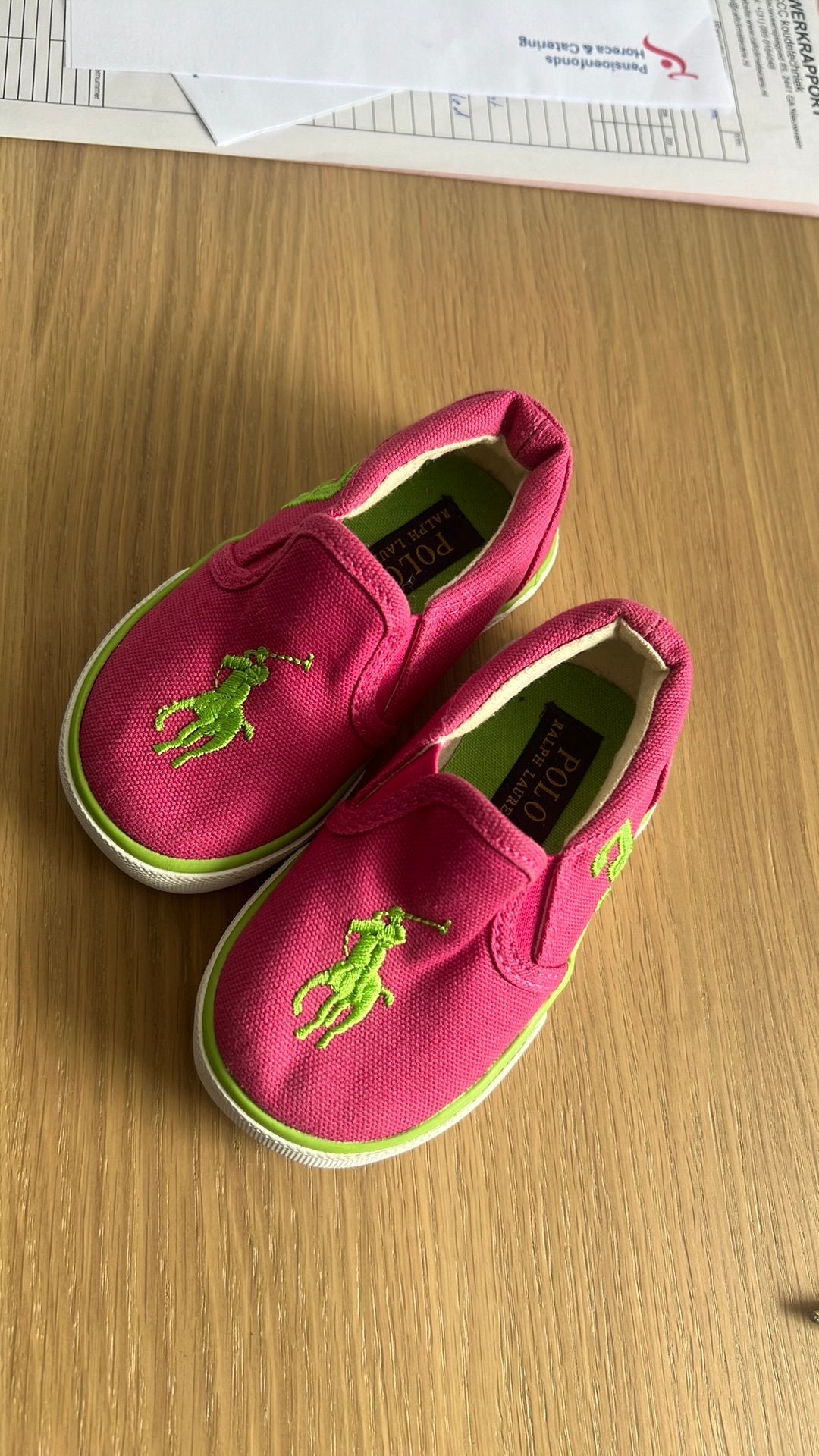 Instappers van polo ralph lauren, Kinderen en Baby's, Babykleding | Schoentjes en Sokjes, Ophalen of Verzenden, Zo goed als nieuw