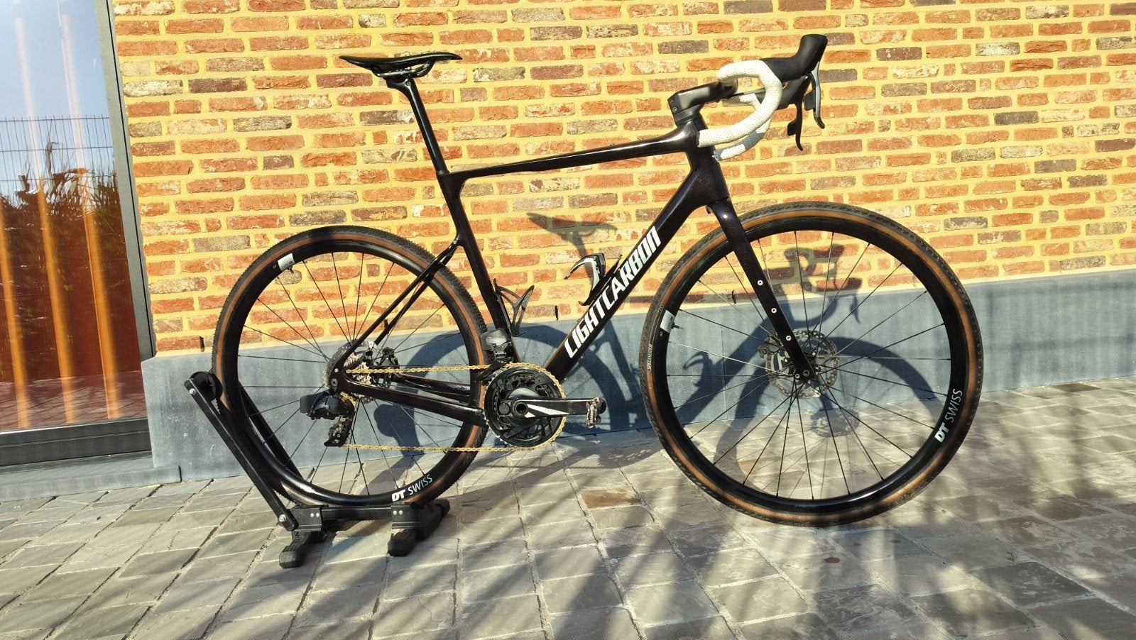 Lightcarbon gravel bike, Fietsen en Brommers, 28 inch, Zo goed als nieuw, Meer dan 20 versnellingen, Schijfrem