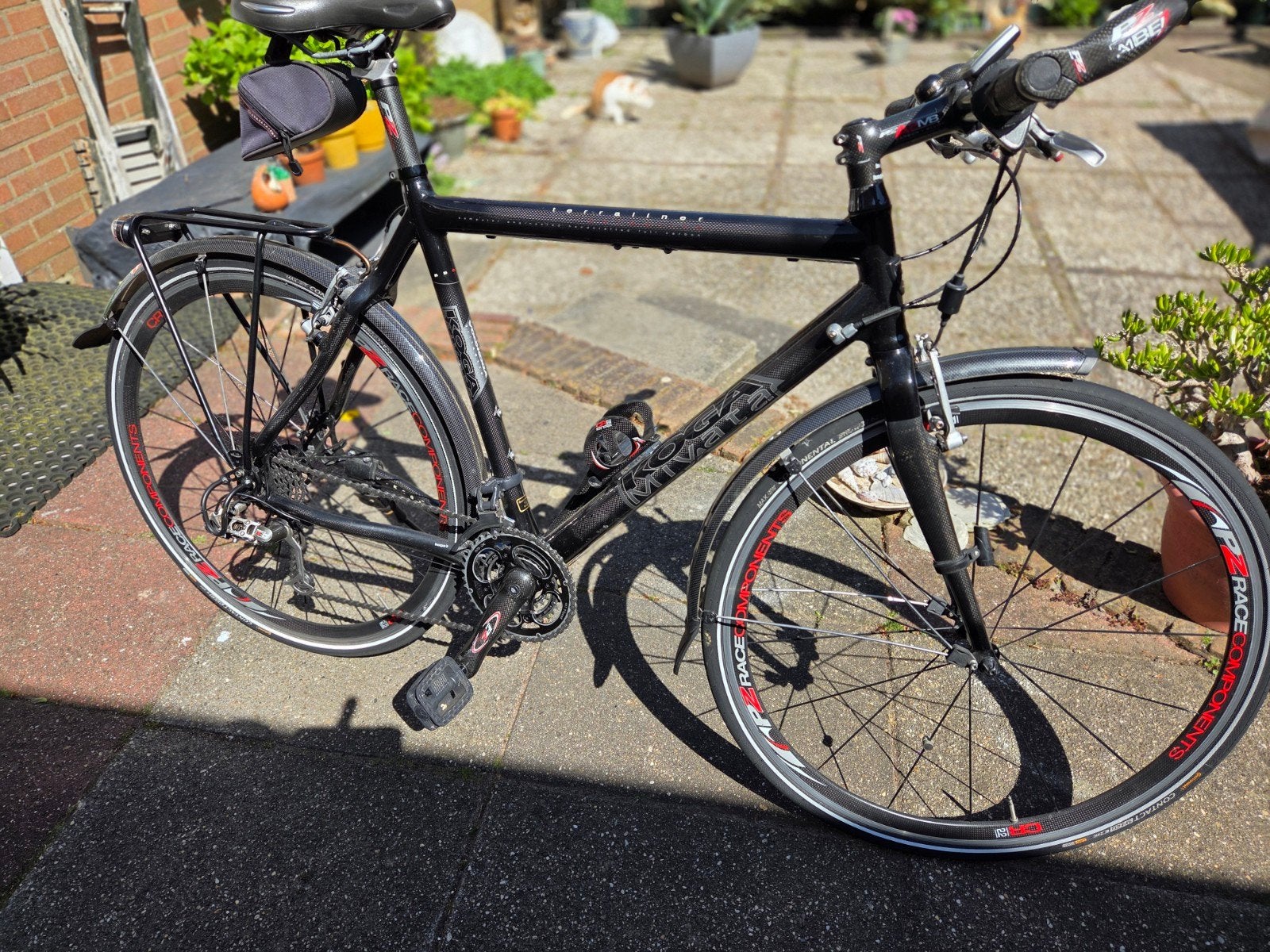 Zeer goede Koga Miyata Terraliner Carbolite heren sportfiets, Ophalen, 28 inch, Vering, Zo goed als nieuw