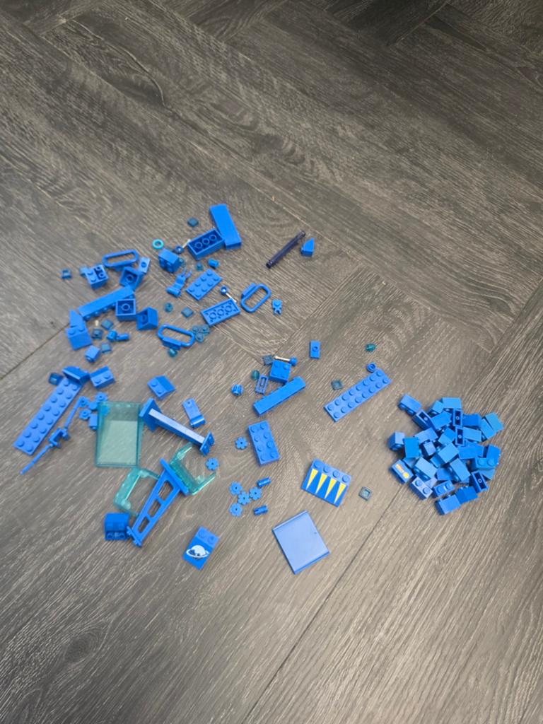 Diverse blauwe LEGO onderdelen - Losse stenen, Ophalen of Verzenden