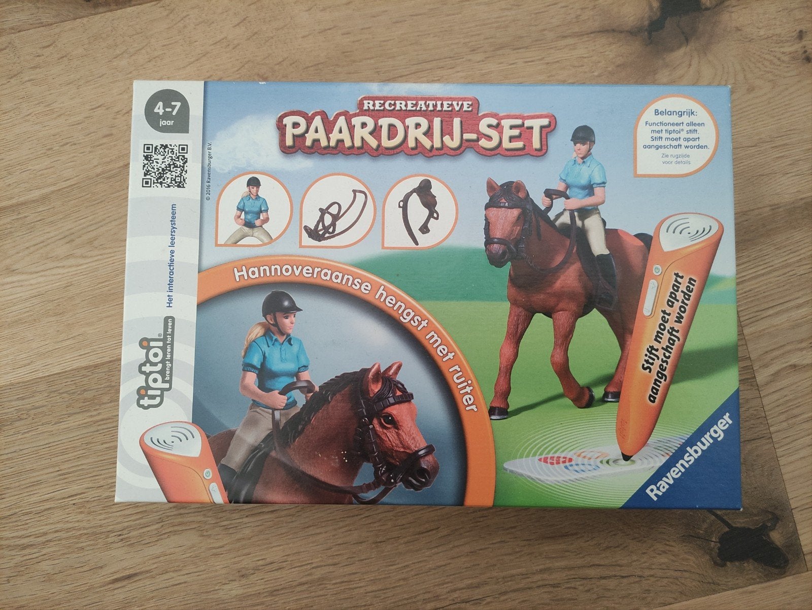 Tiptoi recreatieve Paardrij-Set met Hannoveraanse hengst, Ophalen of Verzenden, Zo goed als nieuw