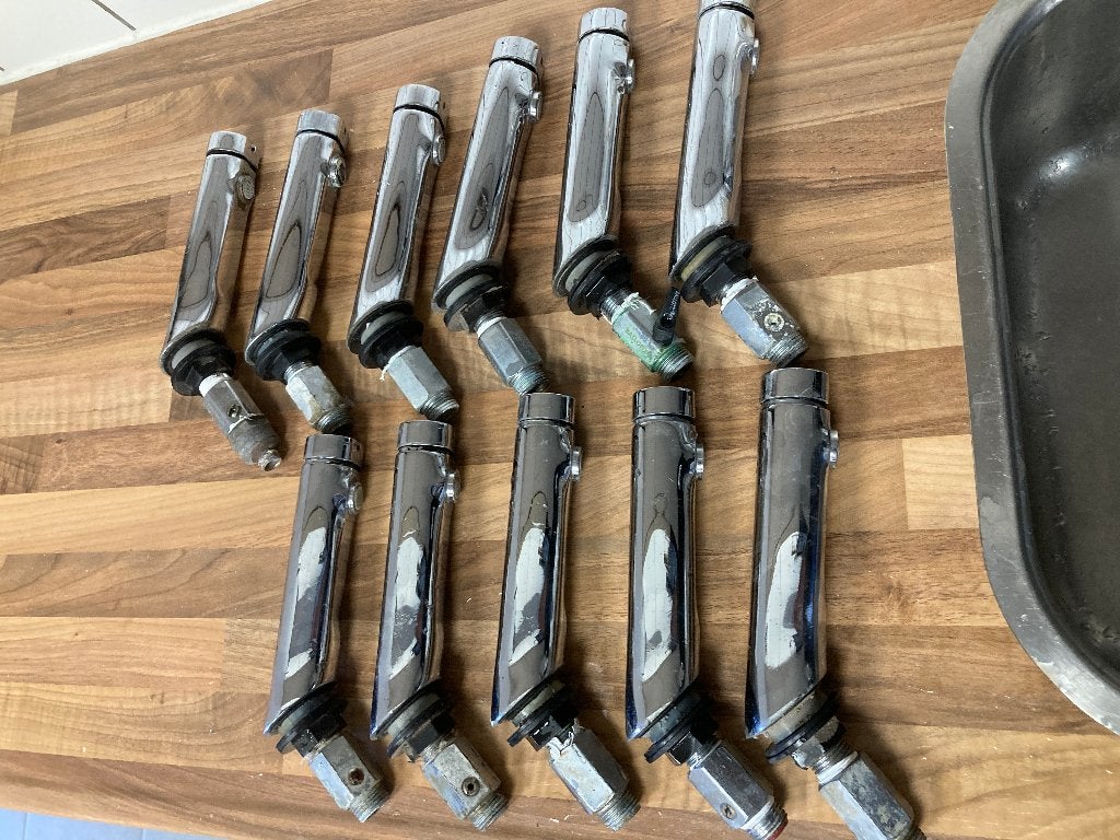 sanitair kranen, Ophalen, Gebruikt, Rvs