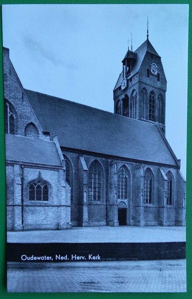 Oudewater, Ned. Herv. Kerk. Klf, Verzenden, 1940 tot 1960, Ongelopen, Utrecht