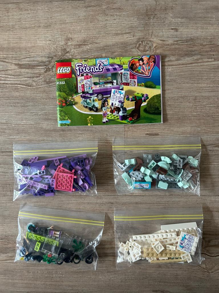 Lego Friends 41332 Emmas kunstkraam, Lego, Friends, Ophalen of Verzenden, Zo goed als nieuw