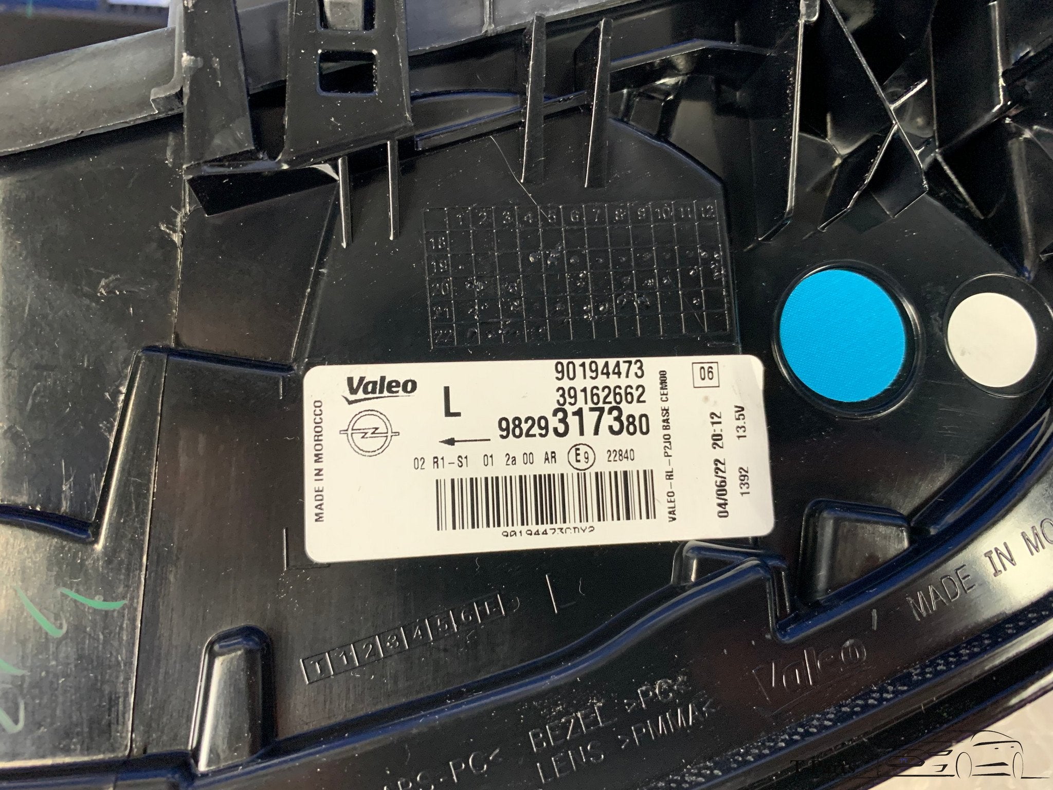 Opel corsa F achterlicht NIEUW links 9829317380 LED lamp, Auto-onderdelen, Info@fabrikant.eu, Fabrikant BV, Opel, Nieuw