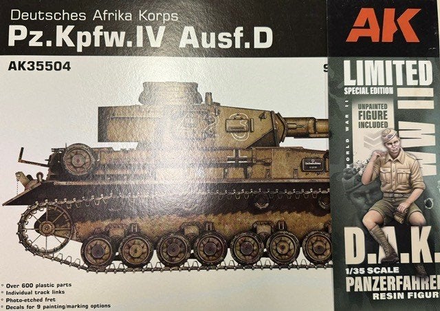 Coelianmodels, AK, 35504B, Panzer 4 Ausf. D, 1/35, € 66,99, Overige merken, Tank, 1:32 tot 1:50, Nieuw
