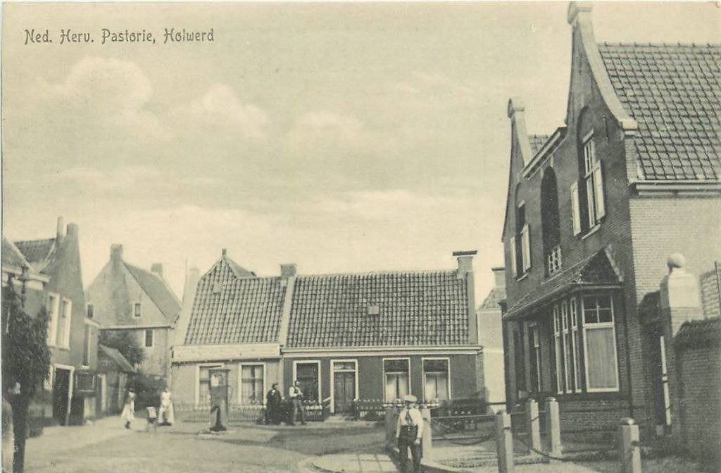 388-294-009 Holwerd Pastorie, Verzamelen, Verzenden, Voor 1920, Friesland