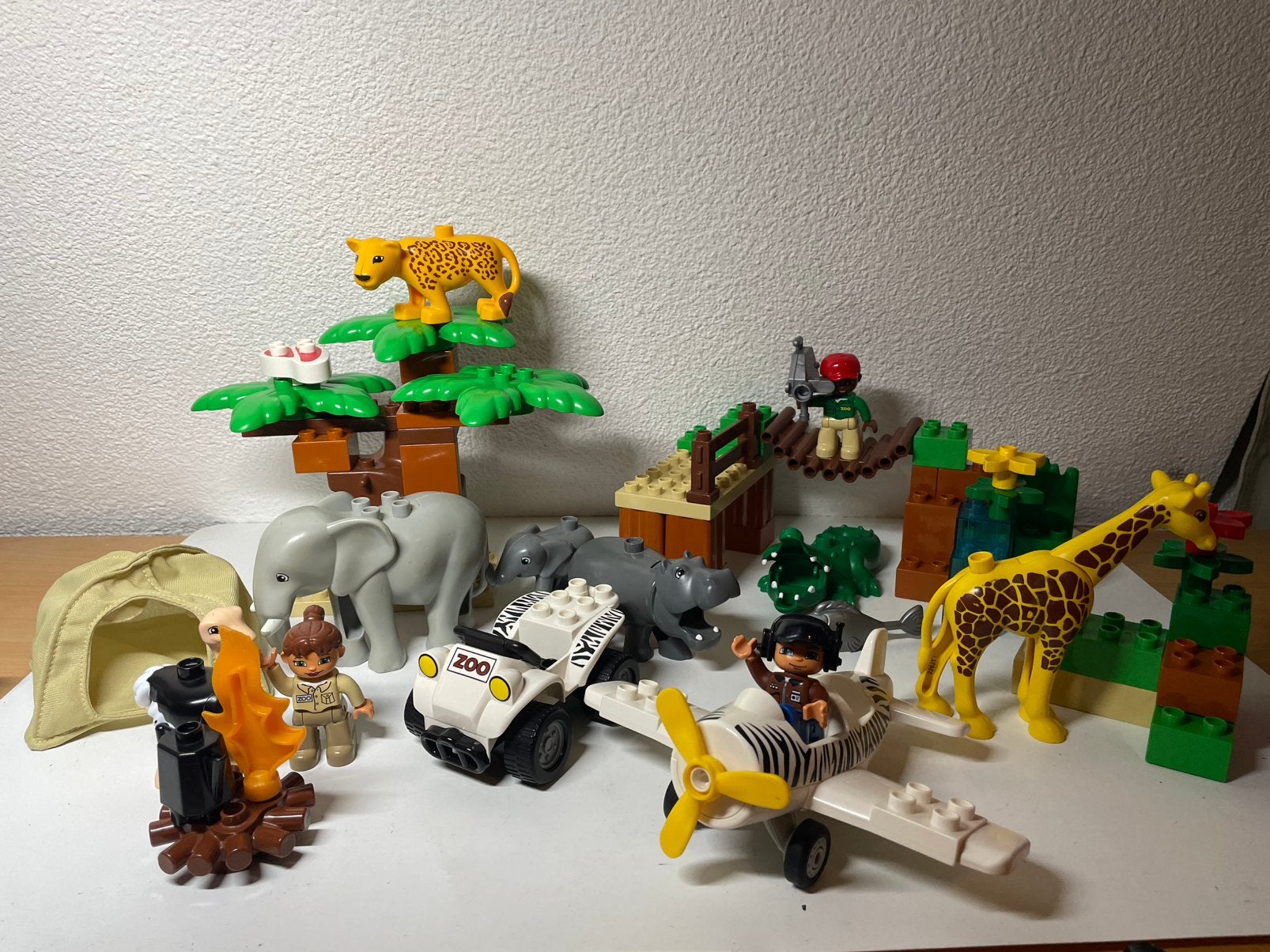 Duplo 6156 Safari+doos+instructieboekje, Gebruikt, Ophalen of Verzenden, Compleet, Duplo