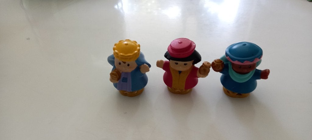 Fisher-Price Little people poppetjes "De drie koningen "., Kinderen en Baby's, Speelgoed | Fisher-Price, Ophalen of Verzenden