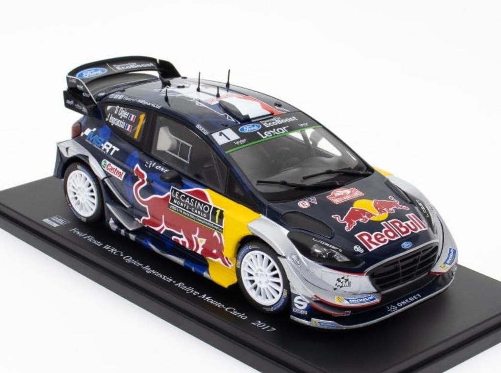 Ford Fiesta WRC Monte Carlo 2017 Ogiers Ingrassia 1/24, Hobby en Vrije tijd, Modelauto's | 1:24, Verzenden, Nieuw, Auto, Overige merken