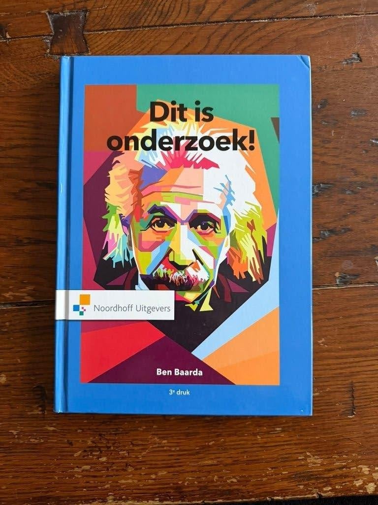 Dit is onderzoek 3e editie, Boeken, Zo goed als nieuw, Ben Baarda, Beta, HBO