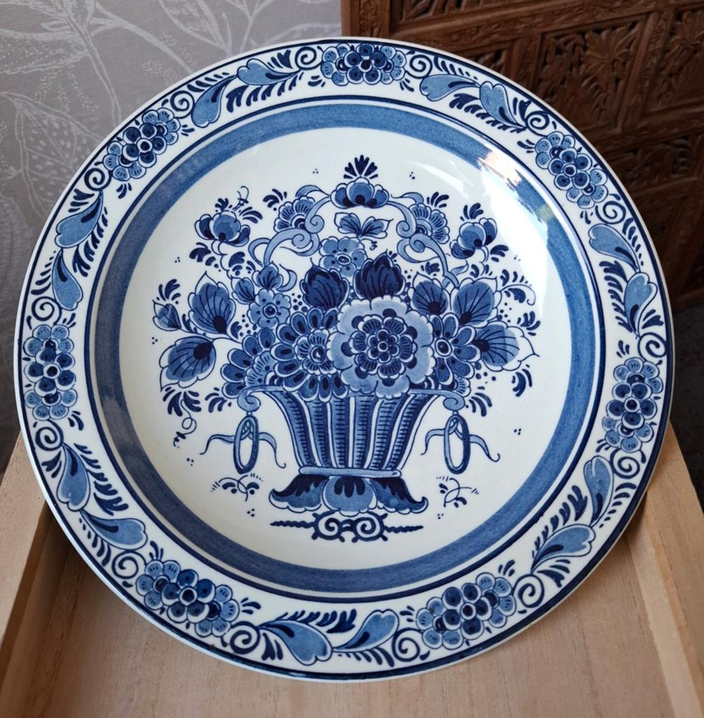 Royal Goedewaagen  Delfts blauw  Wandbord -, Antiek en Kunst, Ophalen of Verzenden