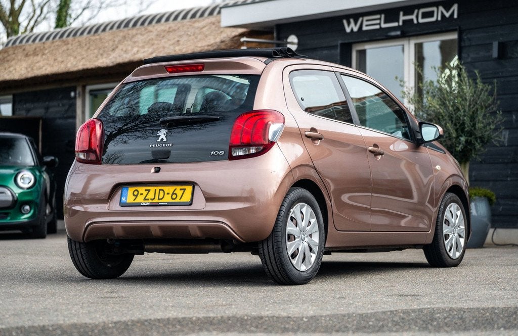Peugeot 108 1.0 VTi Active Top Cabrio I Airco I Bluetooth I, Voorwielaandrijving, Euro 5, Stof, Gebruikt