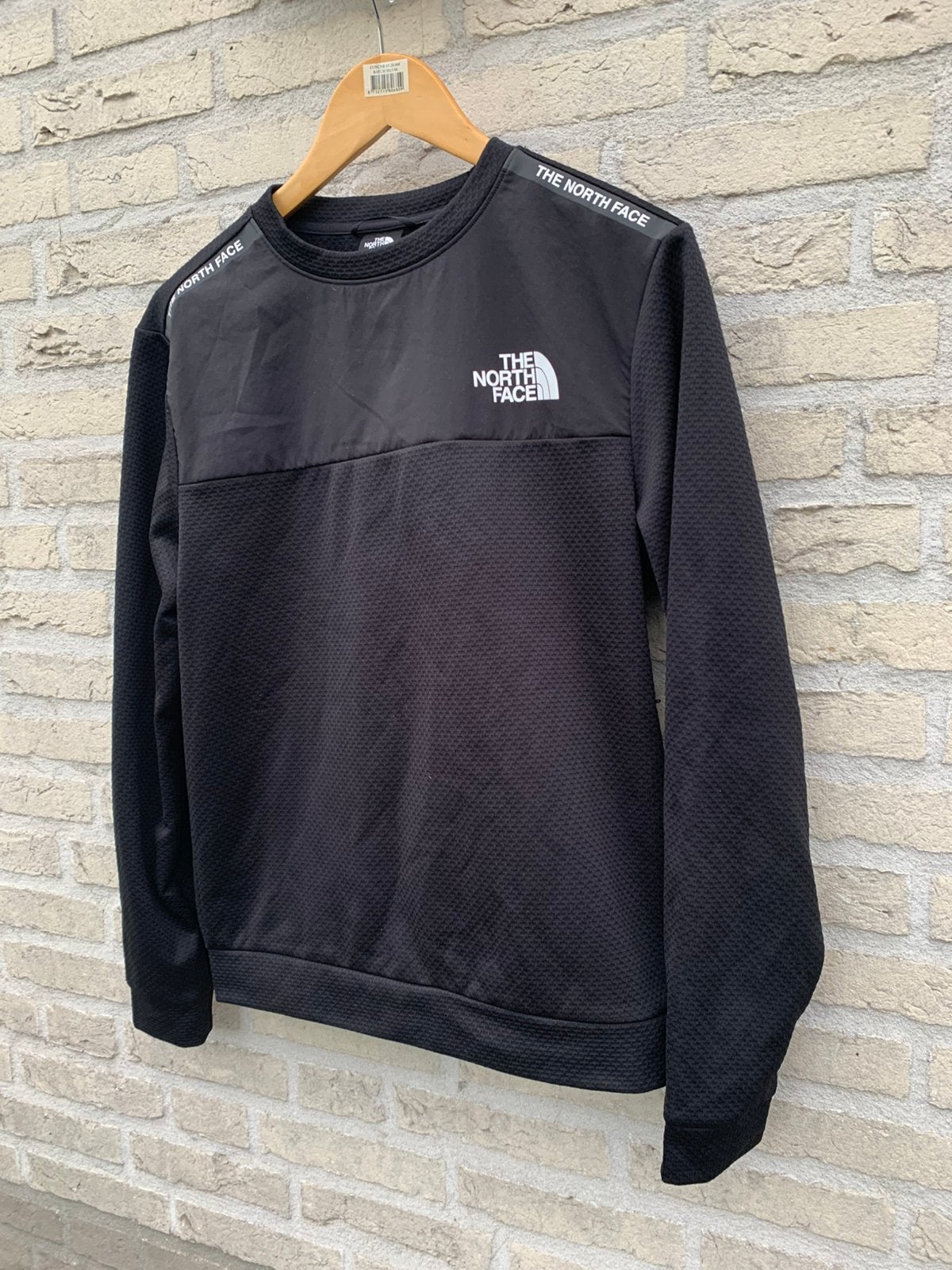 The North Face Zwart Longsleeve maat S- Gewatteerd, Ophalen of Verzenden, Zo goed als nieuw, Maat 46 (S) of kleiner, Zwart