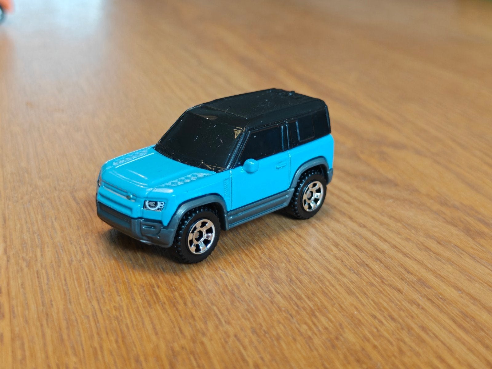 Matchbox Land Rover Defender BLAUW, Ophalen of Verzenden, Auto