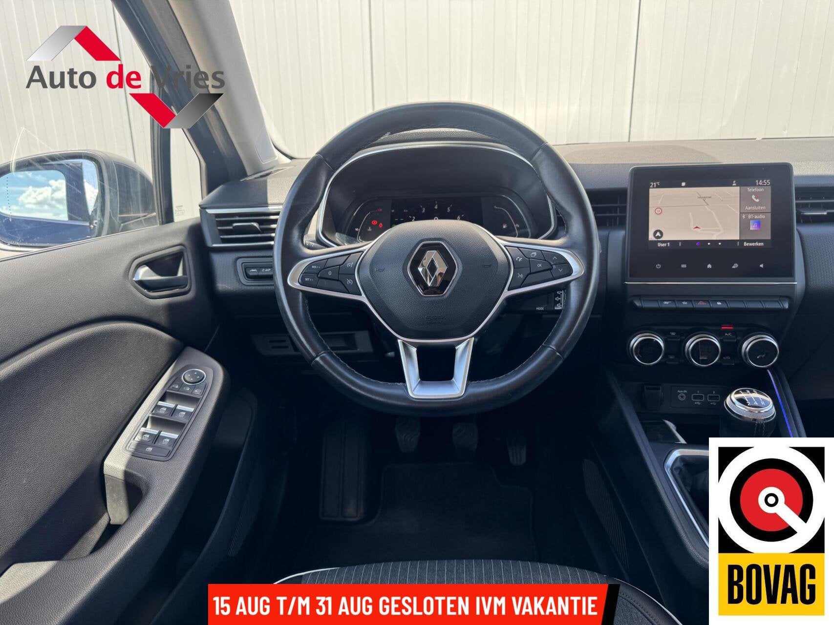 Renault Clio 1.0 TCe Intens|Navi|NL-Auto|LED|Onderhouden, Voorwielaandrijving, 101 pk, Gebruikt, 580 kg