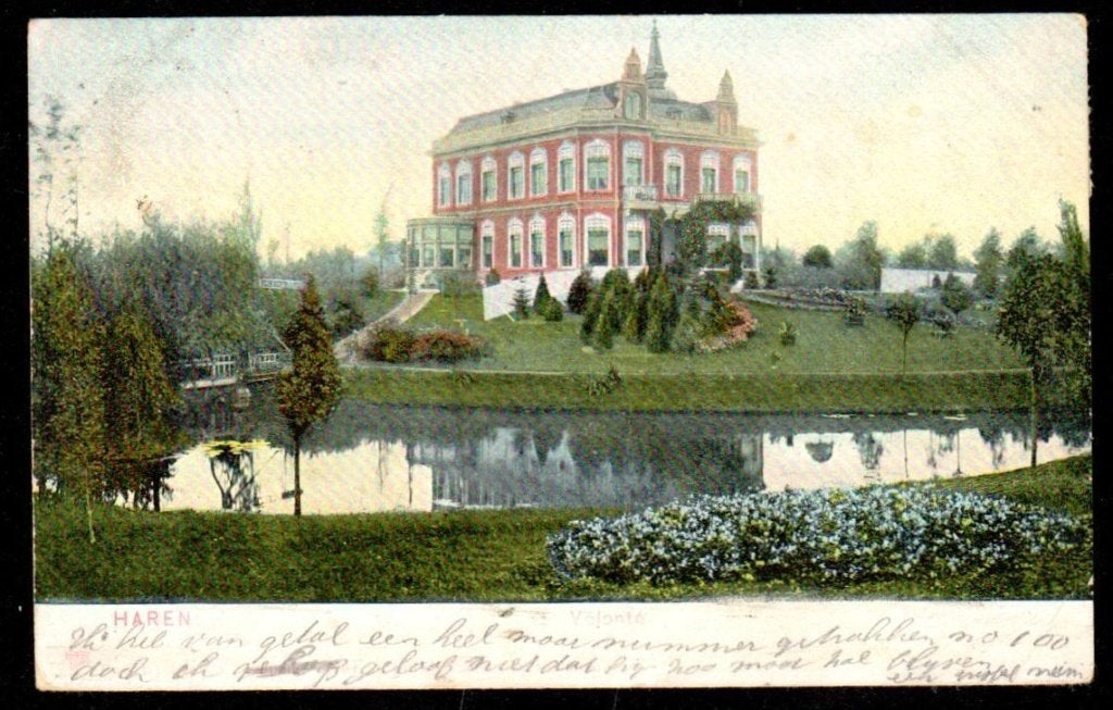 Oude Ansicht - Haren - Volonte - 1905 - Gr., Ophalen of Verzenden, Voor 1920, Gelopen, Groningen
