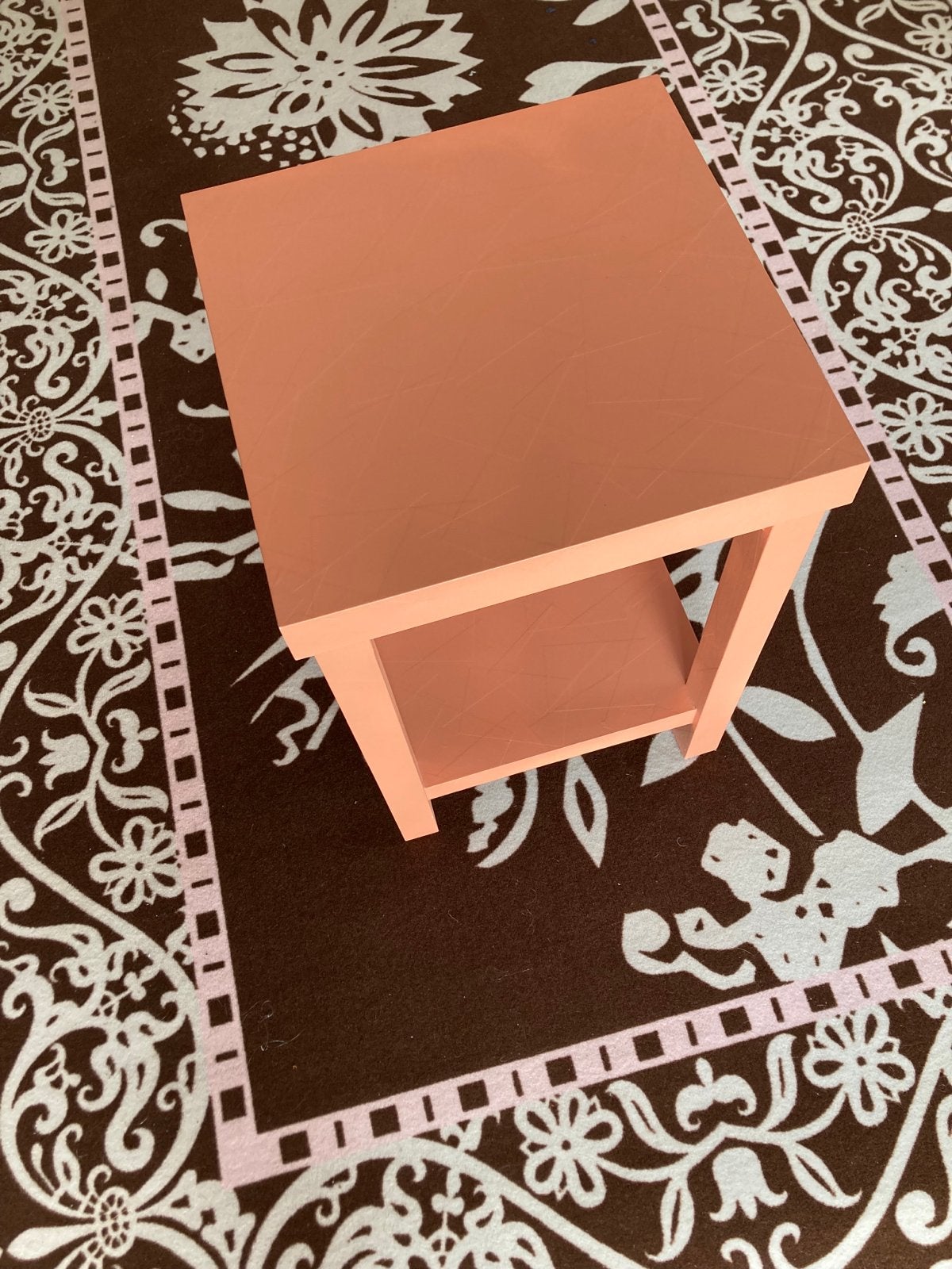 Door Marcel Wanders voor moooi. Oud roze bijzettafel, Ophalen, 60 cm, Roze
