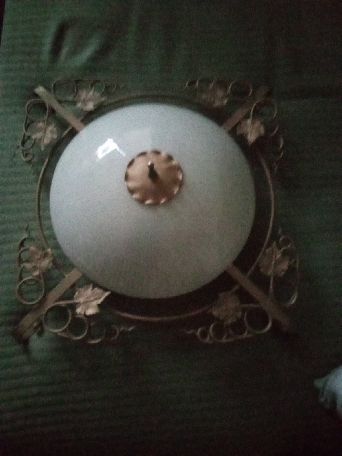 Mooie plafonnière, Ophalen of Verzenden, Glas