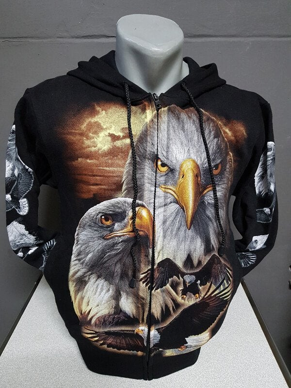 Zwart vest, Adelaars, printvest, Ophalen of Verzenden, Nieuw, Overige maten, Zwart