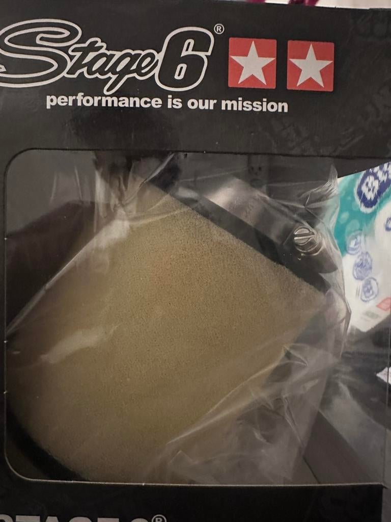 Racing Air Filter Stage6 Double-Layer small 70mm wit, Ophalen of Verzenden