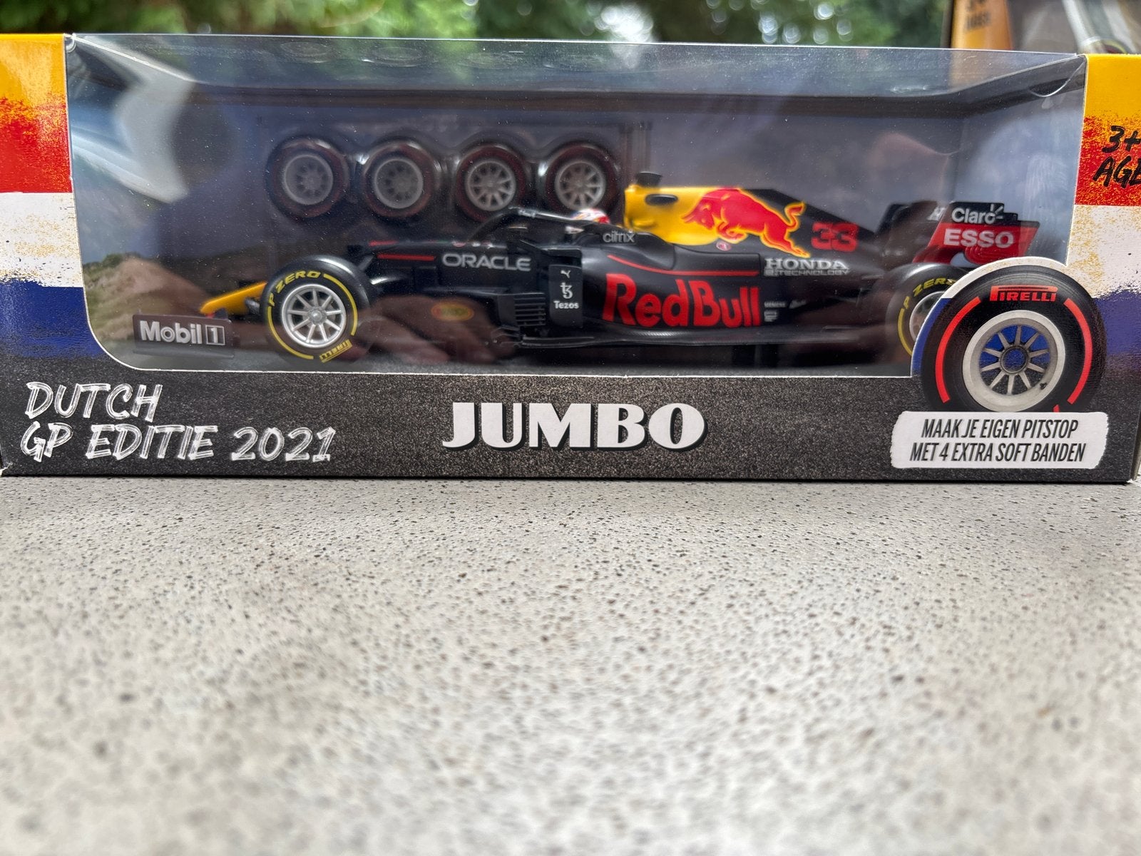 Max Verstappen Red Bull F1 Auto Jumbo Dutch GP Editie, 1:50 of kleiner, Auto, Nieuw, Ophalen