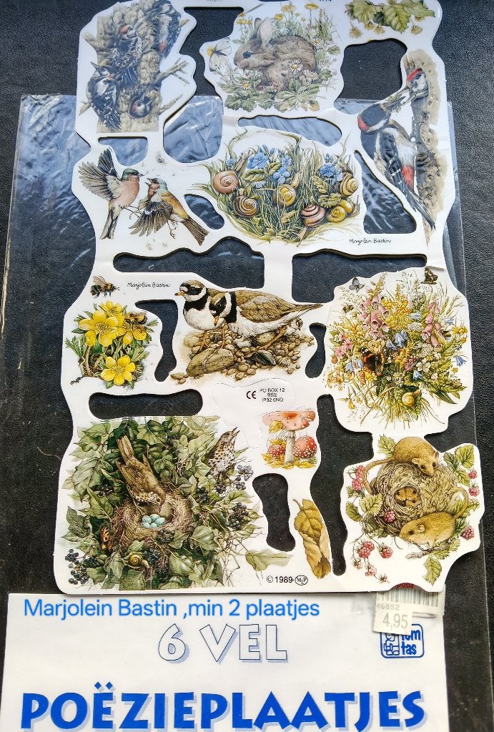 Poezie plaatjes Marjolein Bastin ,sprookjes, Ophalen of Verzenden, Nieuw