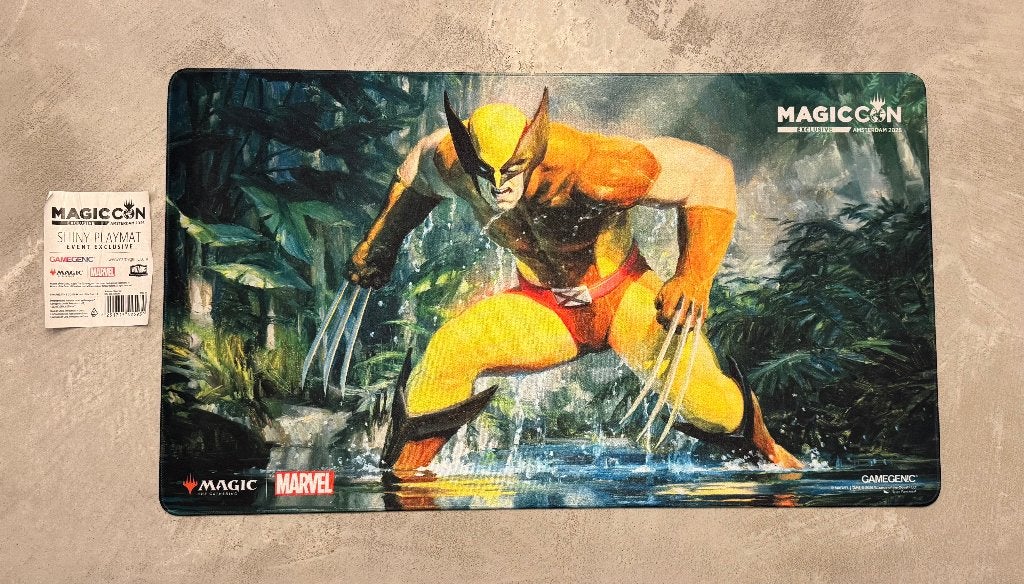 Exclusive Wolverine Playmat - MagicCon Amsterdam 2026, Ophalen of Verzenden, Zo goed als nieuw, Overige typen, Foil
