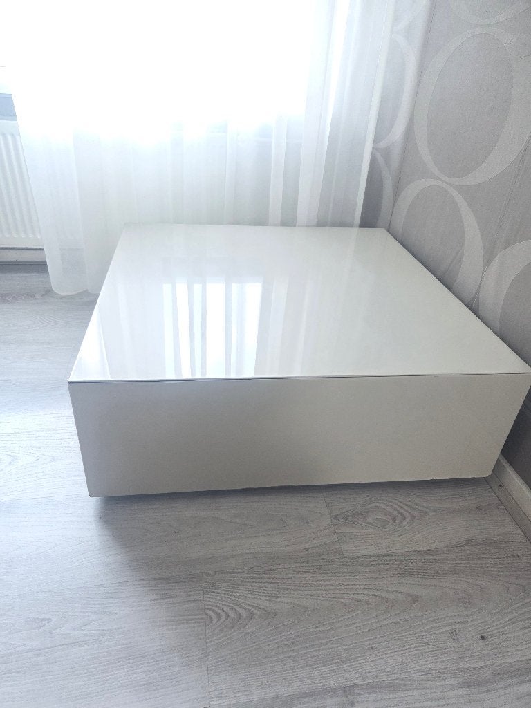Salontafel van Goossens met lade, Ophalen, Overige materialen, Gebruikt, 50 tot 100 cm
