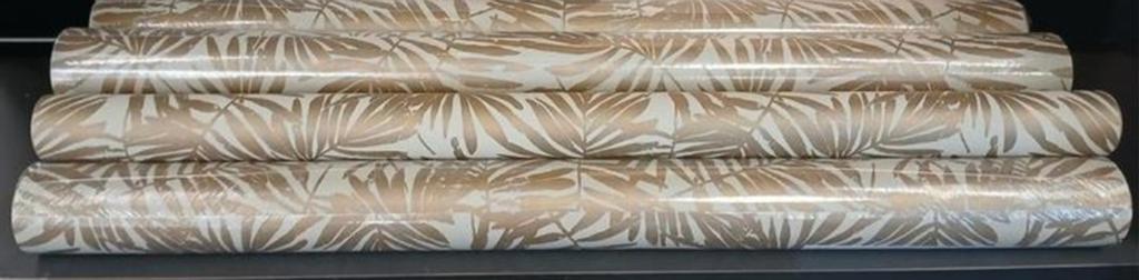 Behang Vliesbehang goud beige 106 cm breed!, Ophalen of Verzenden, Minder dan 10 m², Beige