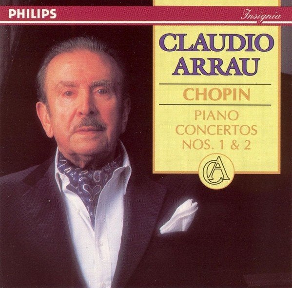 Chopin Claudio Arrau – Piano Concertos Nos. 1 & 2 CD, Gebruikt, Chopin, Overige typen, Ophalen of Verzenden