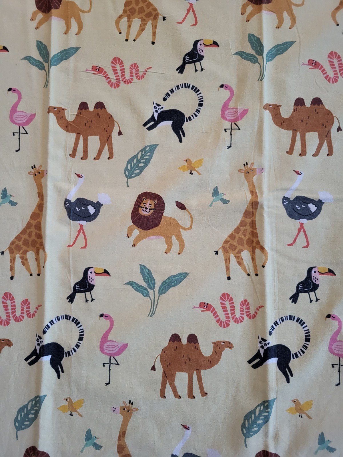 leuk kinderdekbed overtrek met dieren 140x110, Jongetje of Meisje, Wit, Dekbedovertrek, Ophalen of Verzenden