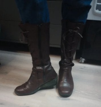 Wolky dames laarzen maat 39 bruin, Ophalen of Verzenden, Gedragen, Bruin, Hoge laarzen