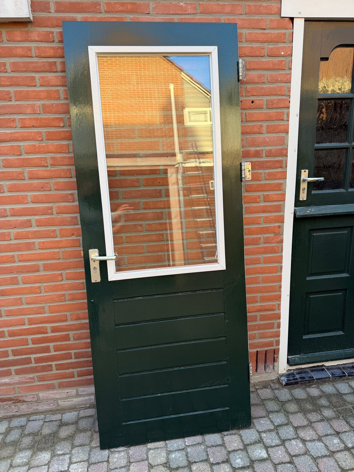 Achterdeur,deur,buitendeur, Doe-het-zelf en Verbouw, Gebruikt, 80 tot 100 cm, Ophalen of Verzenden, Buitendeur