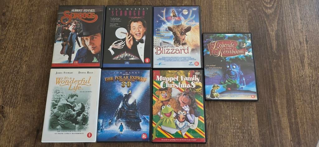 Kerstfilm Collectie: 7 DVD's voor de Feestdagen, Vanaf 6 jaar, Ophalen of Verzenden, Gebruikt