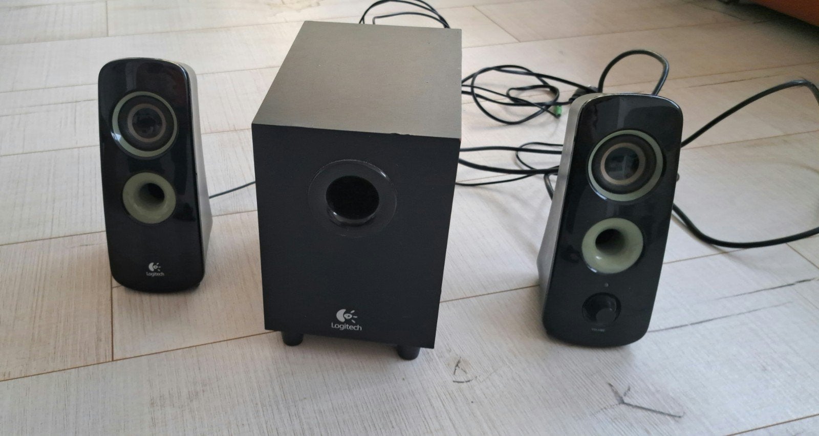 Logitech Z323 2.1 Luidsprekerset met Subwoofer, Ophalen of Verzenden, Gebruikt, Audiokanaal 2.1, Logitech