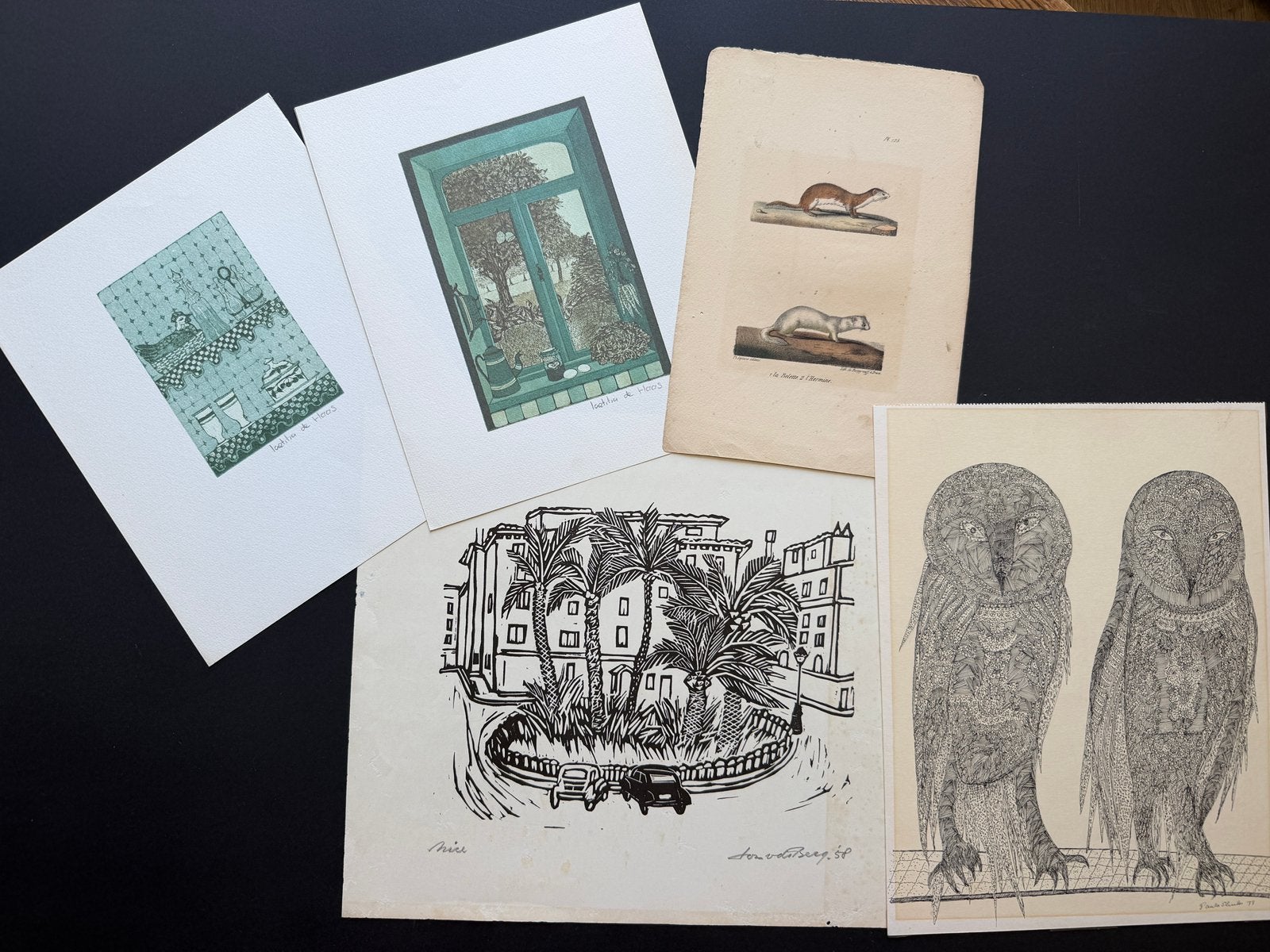 Gemengde collectie grafiek en prenten, Antiek en Kunst, Ophalen of Verzenden