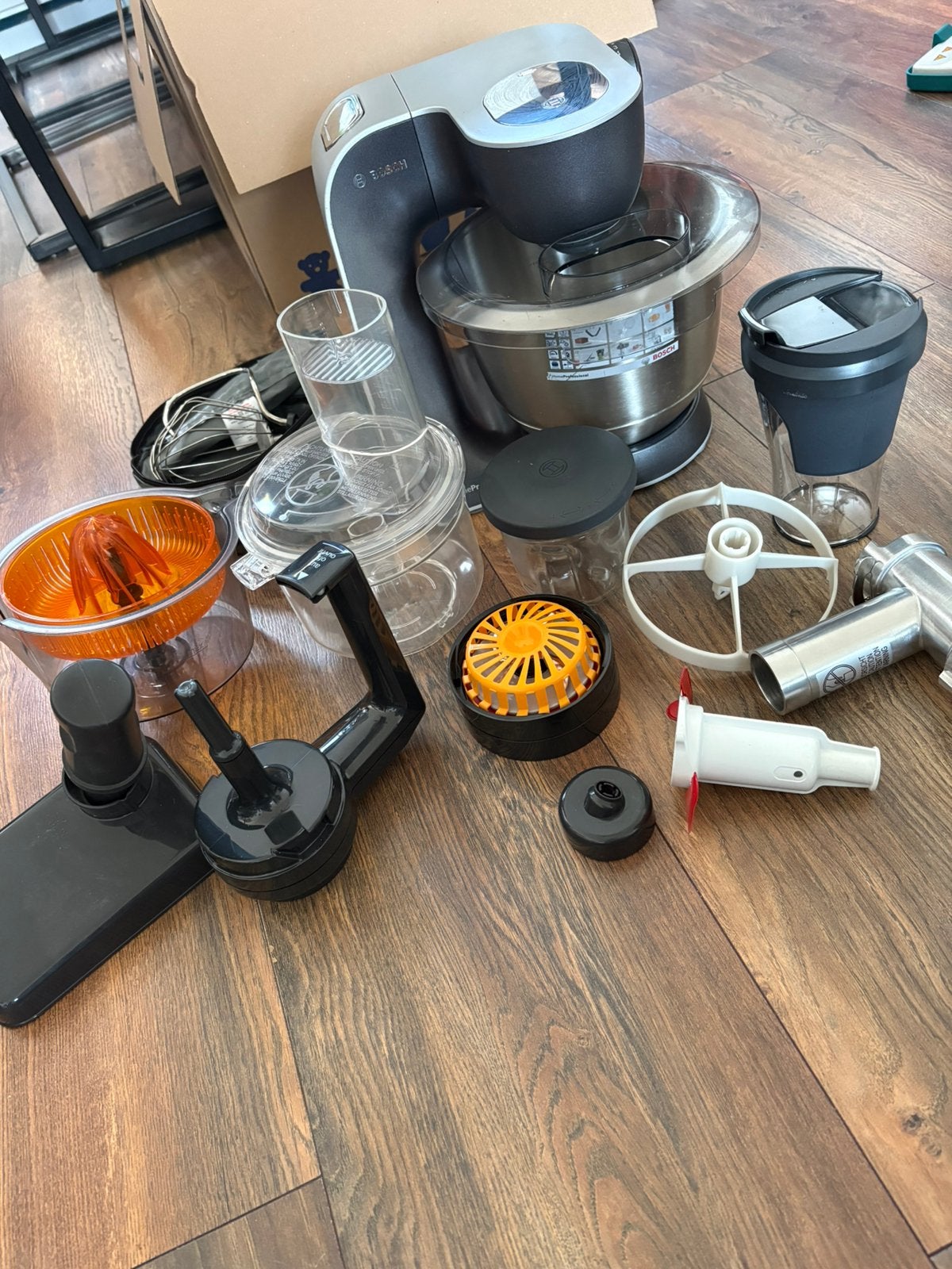 Bosch keukenmachine, Witgoed en Apparatuur, Keukenmixers, Zo goed als nieuw, 4 liter of meer, 3 snelheden of meer, Ophalen