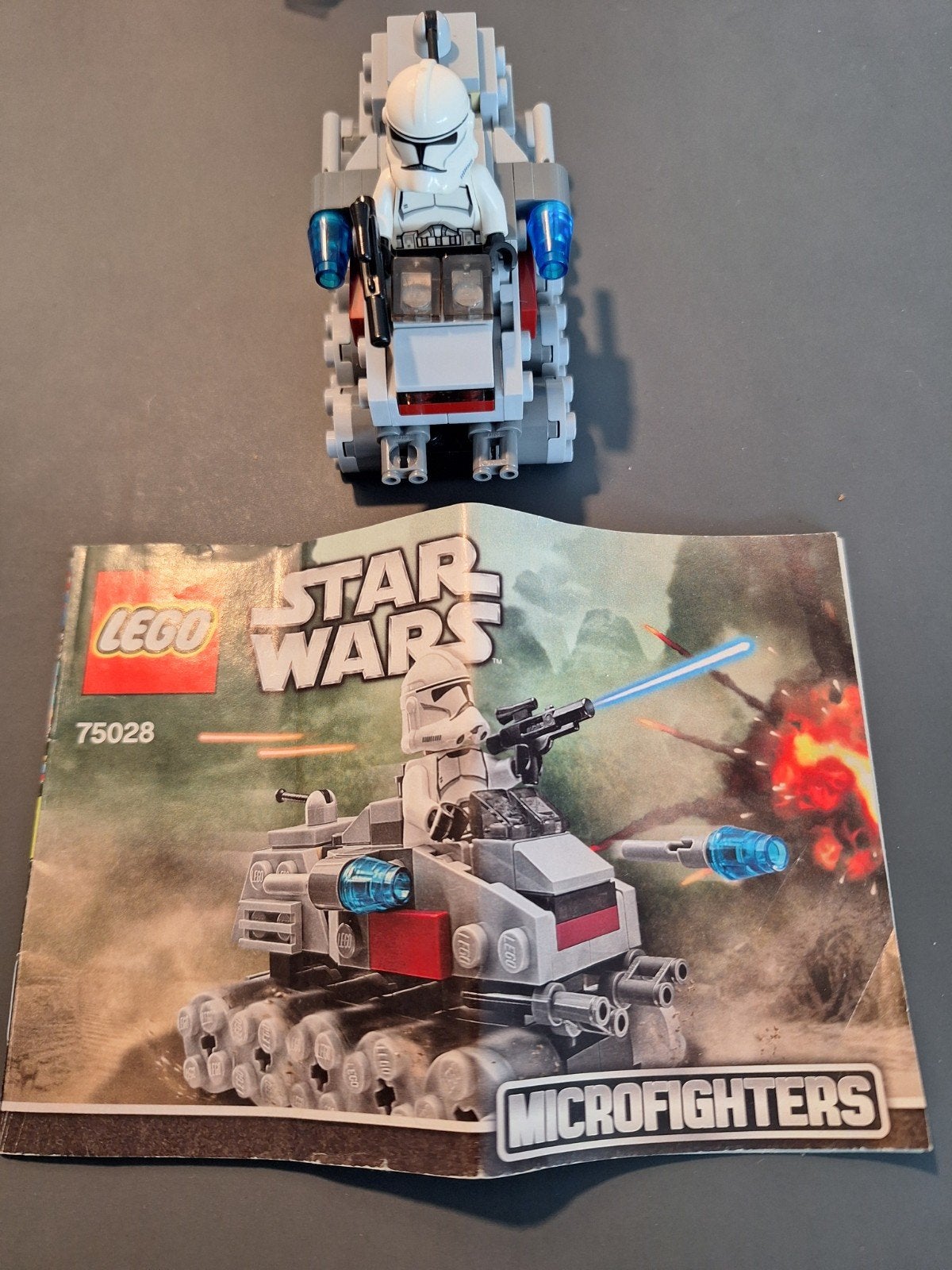 LEGO Star Wars 75028 Clone Turbo Tank Microfighter, Ophalen of Verzenden, Zo goed als nieuw, Overige merken