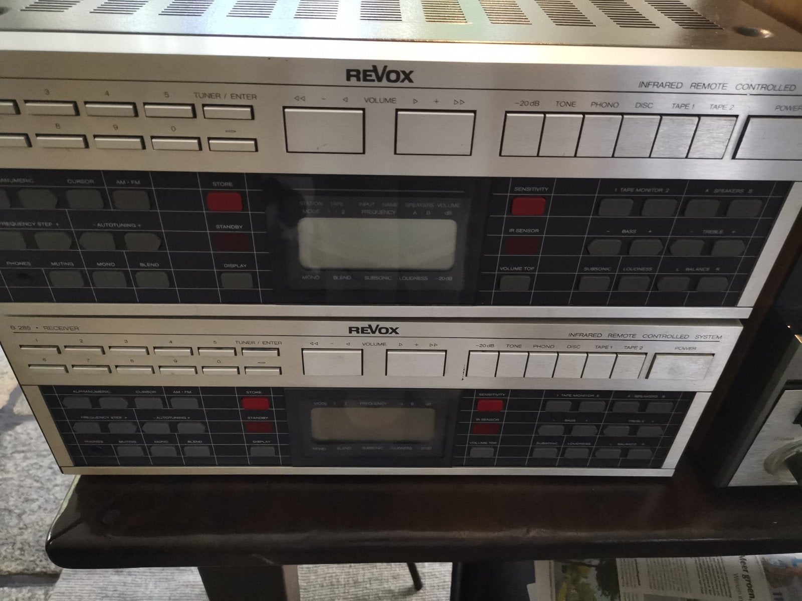 Revox B285 Receiver - Vintage Hifi Systeem, Gebruikt, Tuner of Radio, Losse componenten, Ophalen