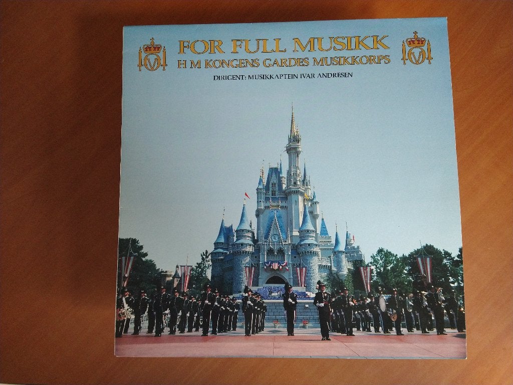 LP H M Kongens Gardes Musikkorps – For Full Musikk, Ophalen of Verzenden, Gebruikt, 12 inch