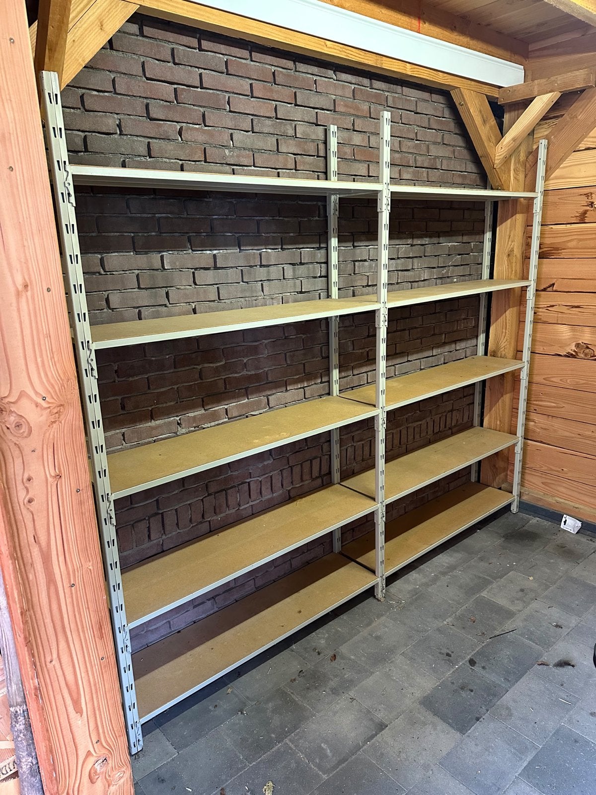 Stevige 2-delige stellingkast, Huis en Inrichting, Ophalen, Gebruikt