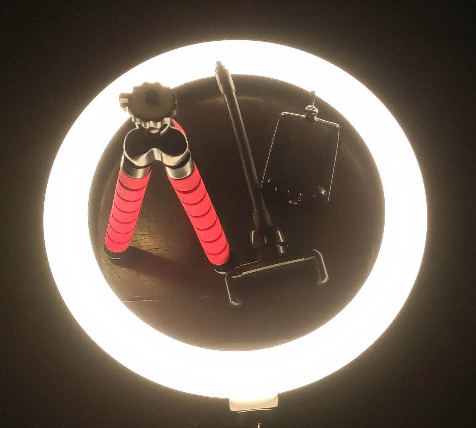 Nieuwe Beauty LED Ring Light voor selfies en video's, Ophalen of Verzenden, Nieuw, Statief