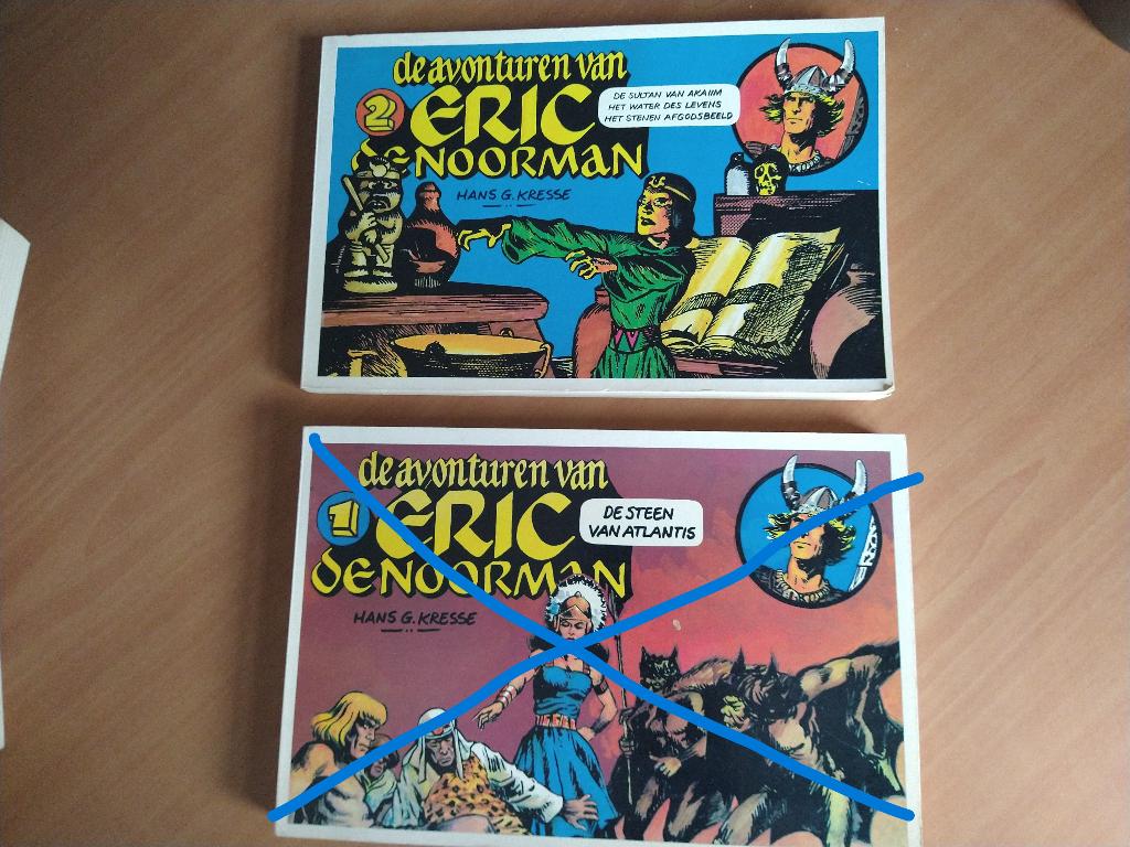 Kresse, Hans G. De avonturen van Eric de Noorman 2, Eén stripboek, Ophalen of Verzenden, Gelezen