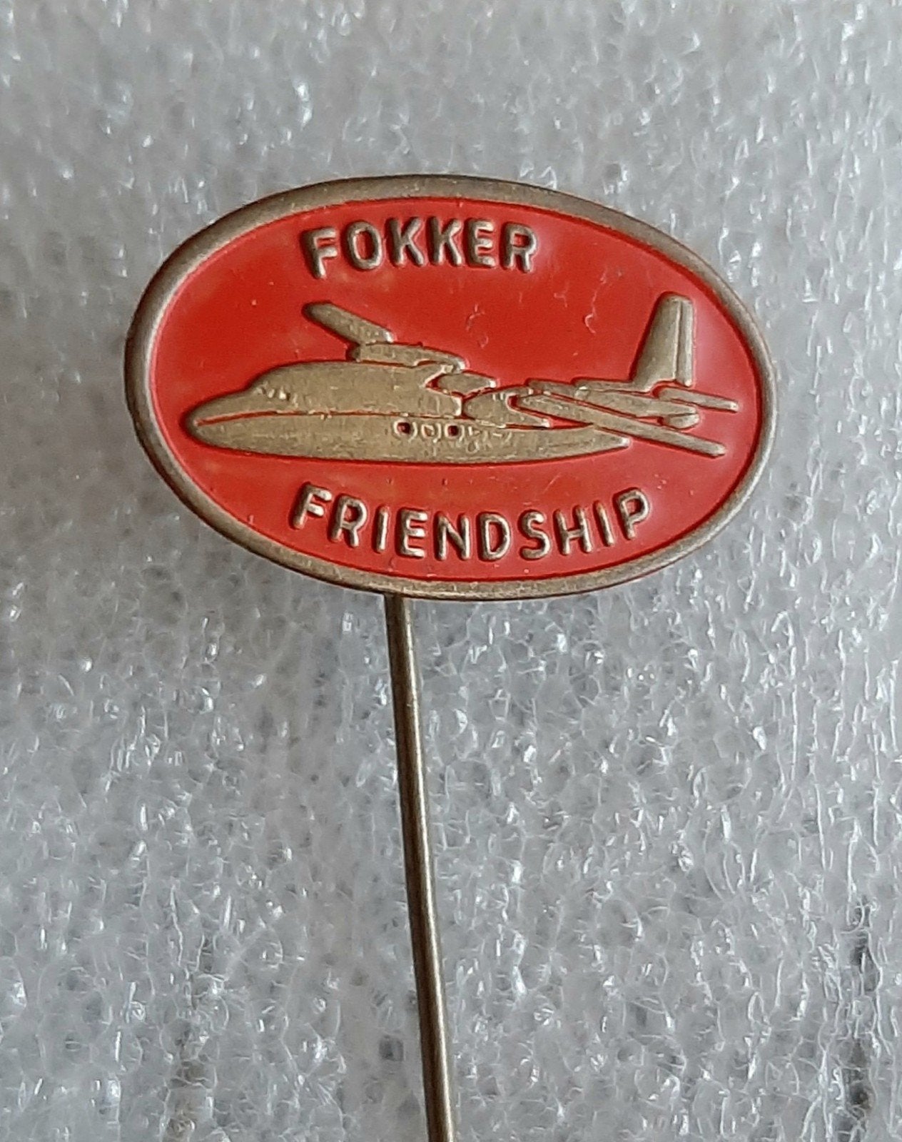 OUD SPELDJE VAN DE "FOKKER FRIENDSHIP", Verzenden, Gebruikt