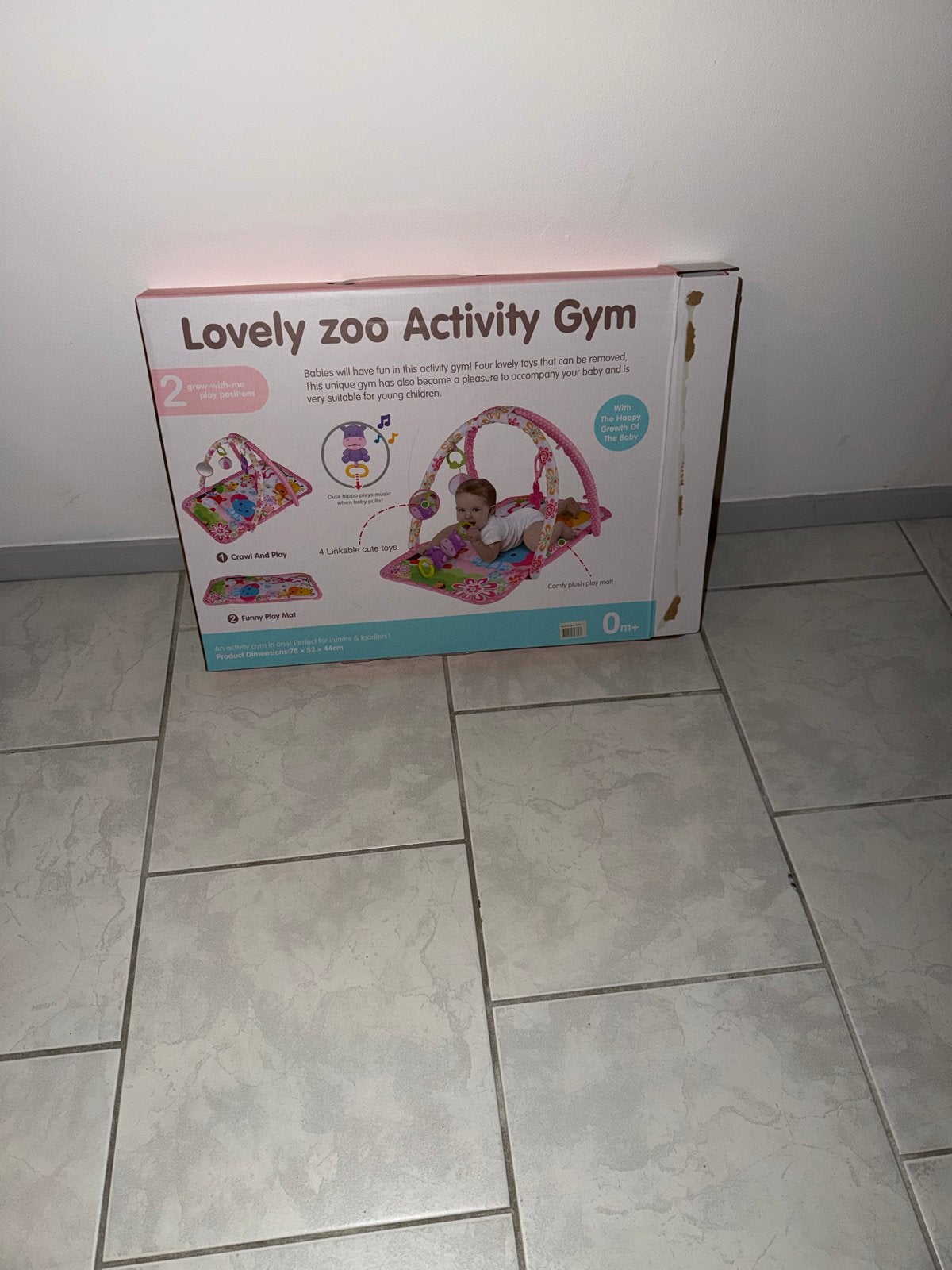 Lovely Zoo Activity Gym - Baby Speelkleed, Ophalen, Nieuw, Speelkleed, Met geluid