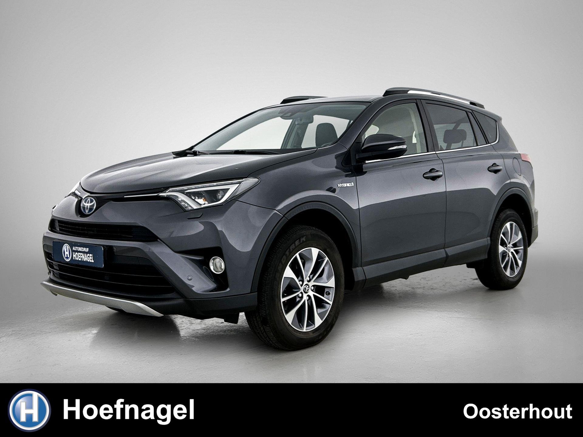 Toyota RAV4 2.5 Hybrid AWD Executive | Automaat | Navigatie, Automaat, Stof, Gebruikt, Zwart