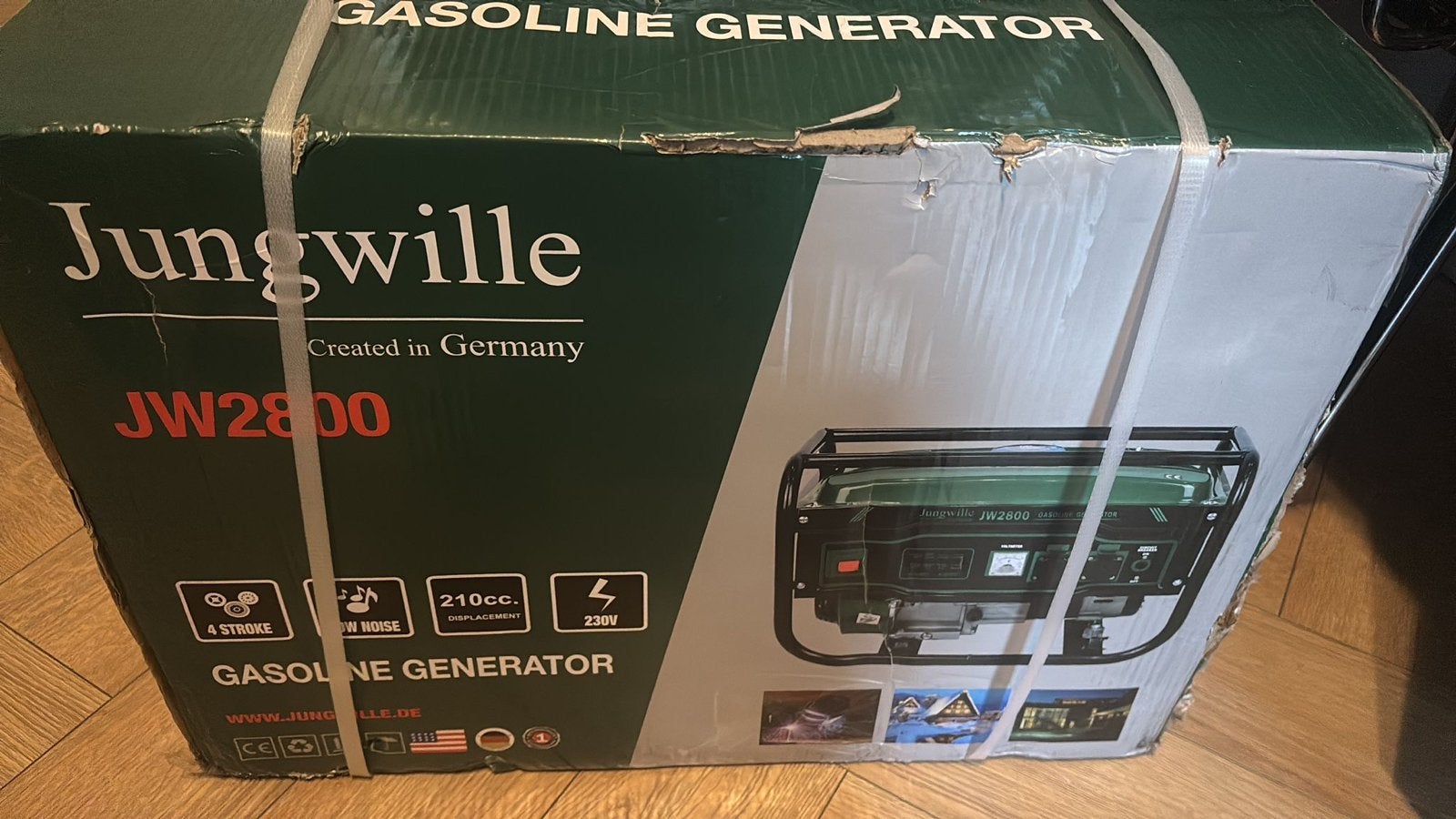 Jungwille JW2800 Benzine Generator - Nieuw in doos, Ophalen, Nieuw