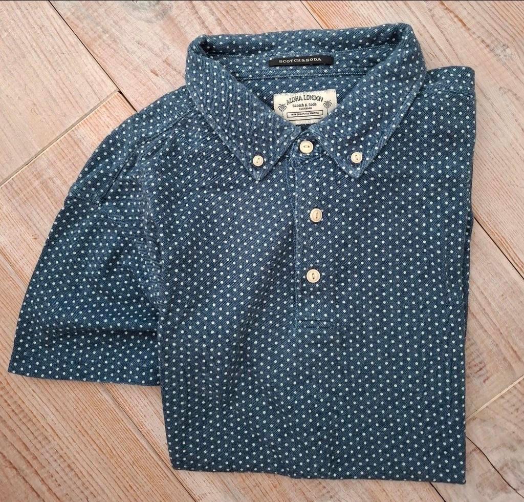 Scotch & Soda Heren Polo Maat M - Piqué Katoen, Verzenden, Gedragen, Maat 48/50 (M), Scotch & Soda