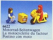 Lego Town Classic Town Post Office 6622 Mailman on Motorcycl, Kinderen en Baby's, Speelgoed | Duplo en Lego, City, Lego, Ophalen of Verzenden